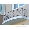 decorative ornamental forged steel balcony fence